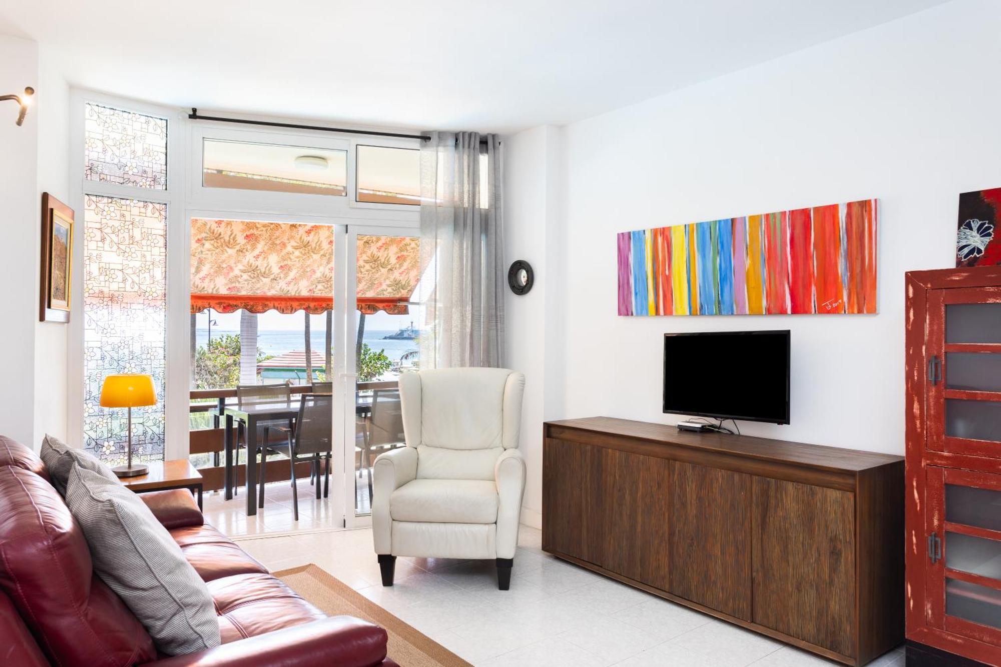 Classbnb - Seafront Apartment Just 200M From Las Vistas Beach Arona (Tenerife) Exterior photo